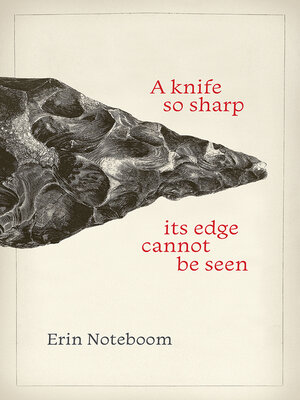 cover image of A knife so sharp its edge cannot be seen